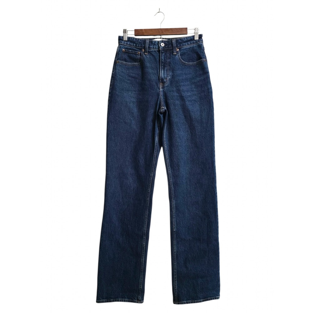Abercrombie & Fitch High Rise 90s Relaxed Jeans Sz 26 Extra Long